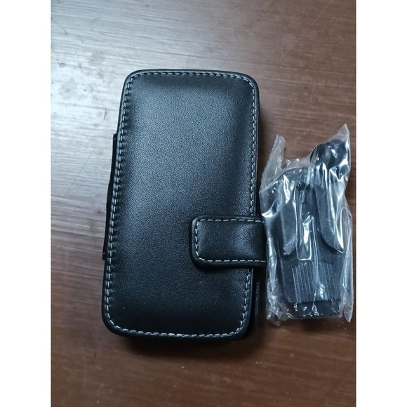 Monaco Genuine Cases Leather Case BlackBerry Torch 9850/9860 Book/Black NEW - Picture 3 of 9